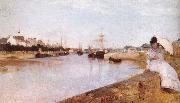 Berthe Morisot The port of Lorient France oil painting artist